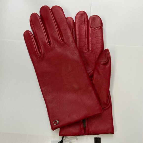 Coach Leather Gloves - Picture 1 of 4
